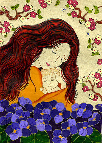 KARLA GUDEON - Mother and Child (new print) KARLA GUDEON - Mother and Child (new print)